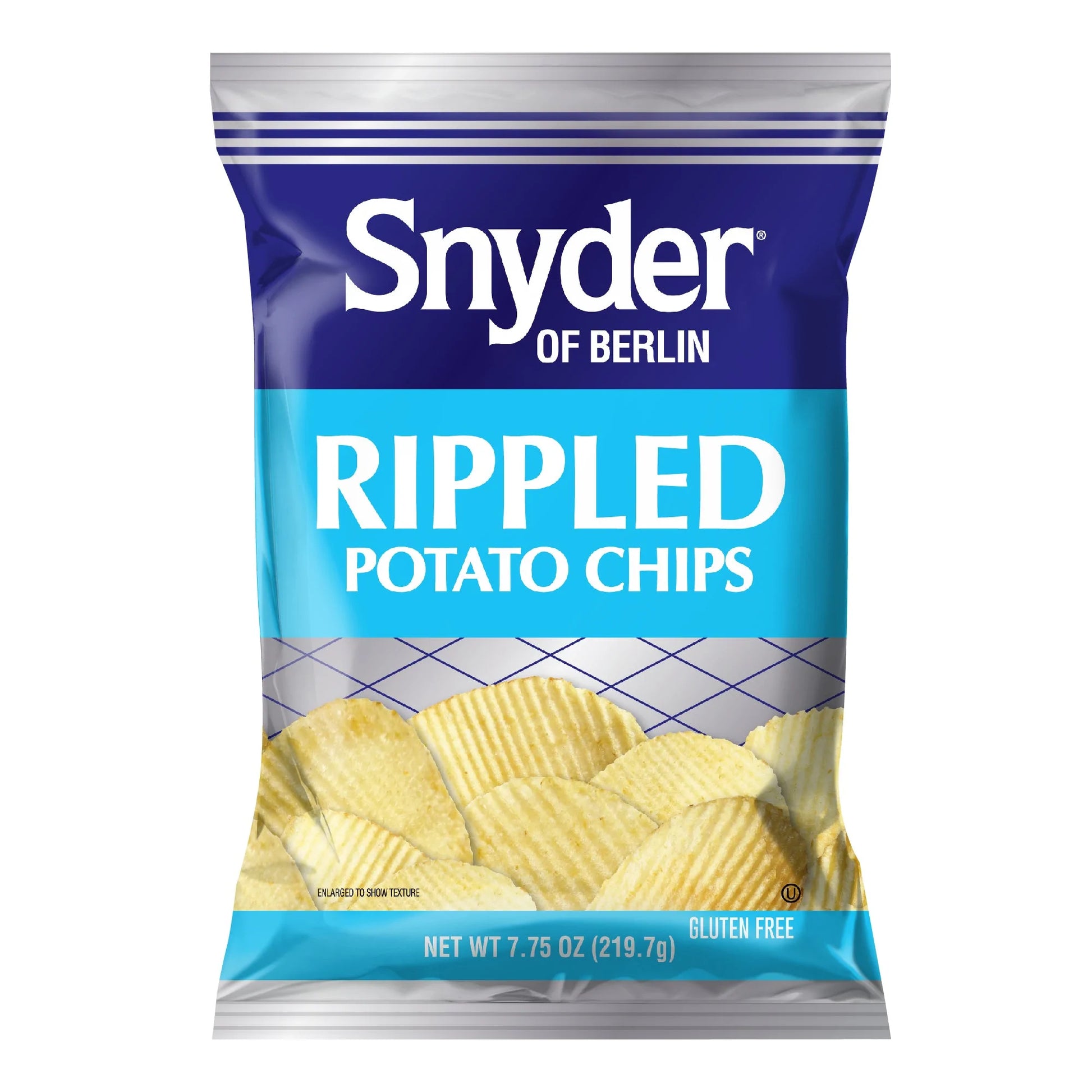 Snyder of Berlin Potato Chips Rippled Original 7.75 oz. Potato Chips Snyder of Berlin 